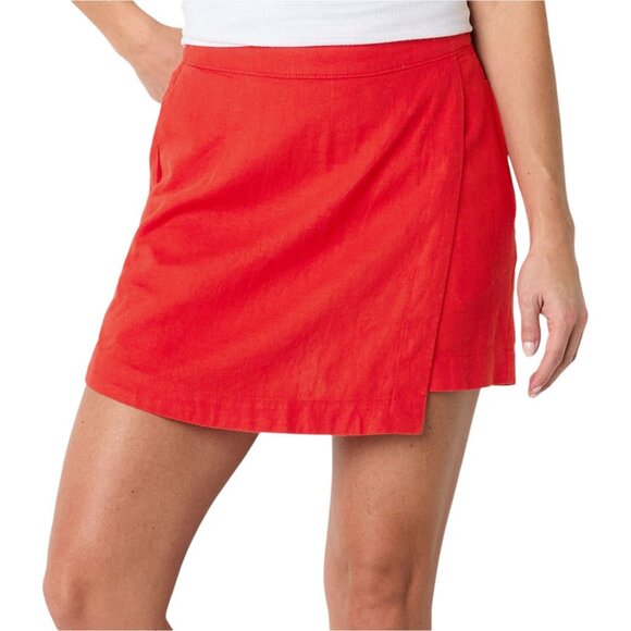 St. John's Bay - Women's Mid Rise Skort - Navy Blue - 14 - Picture 4 of 16